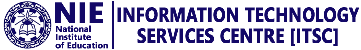 ITSC new copy Information Technology Services Center | National Institute of Education